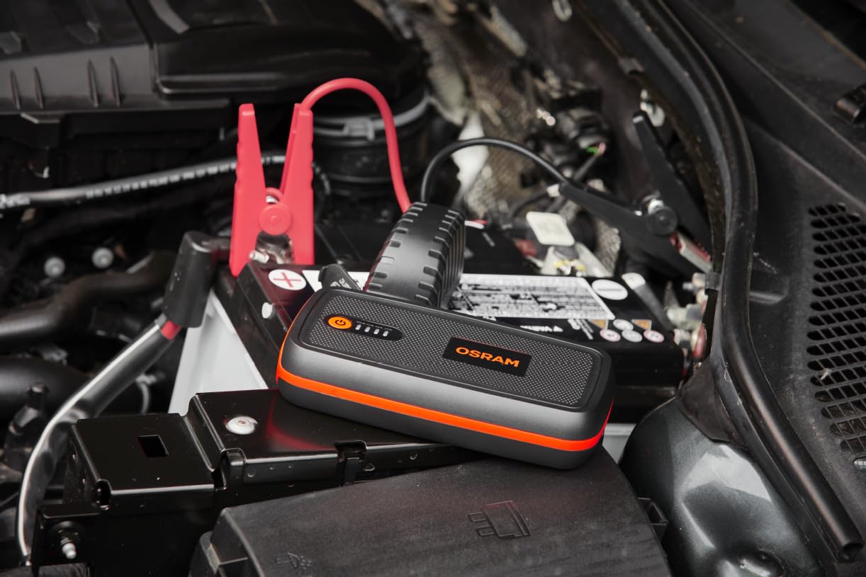 OSRAM BATTERYstart 300 1500A Starthilfe - für Motorrad/PKW bis 6L Benzin/3L Diesel